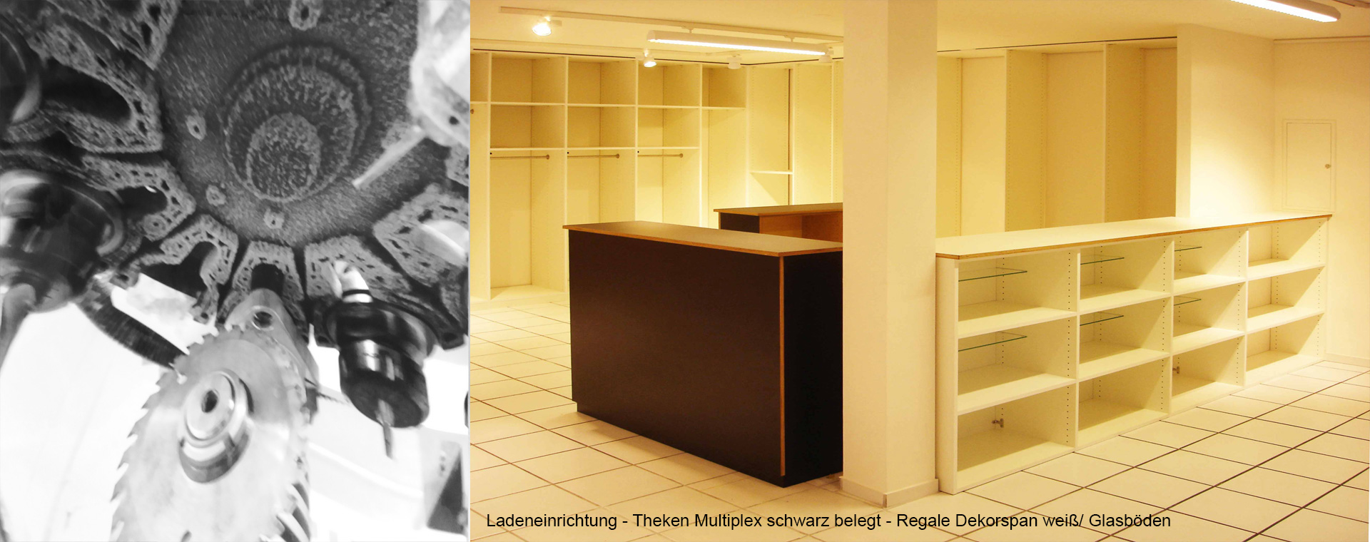 Ladeneinrichtung Multiplex Dekorspan