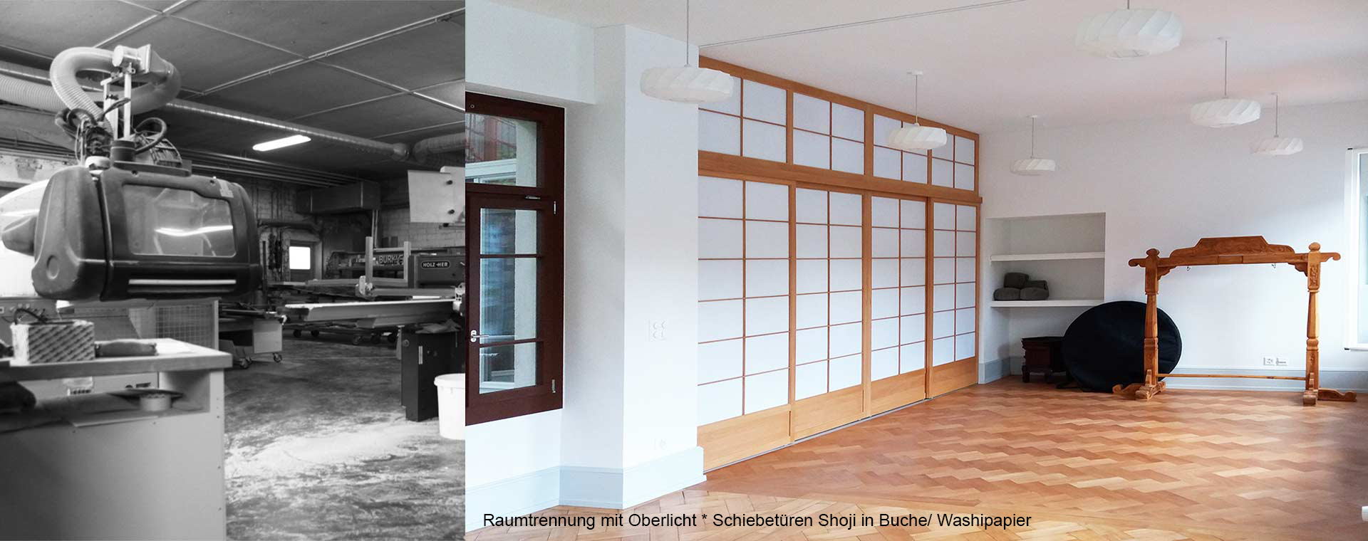 Shoji Raumtrenner Buche